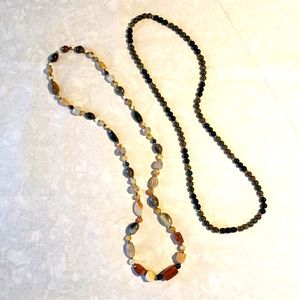 (2) Beaded Necklaces